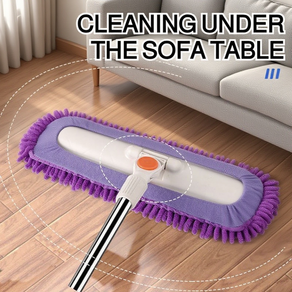 Mopping wooden floors Mop Mop Clean Wide coverage Vacuuming Ceramic tile Household mop No scratches 