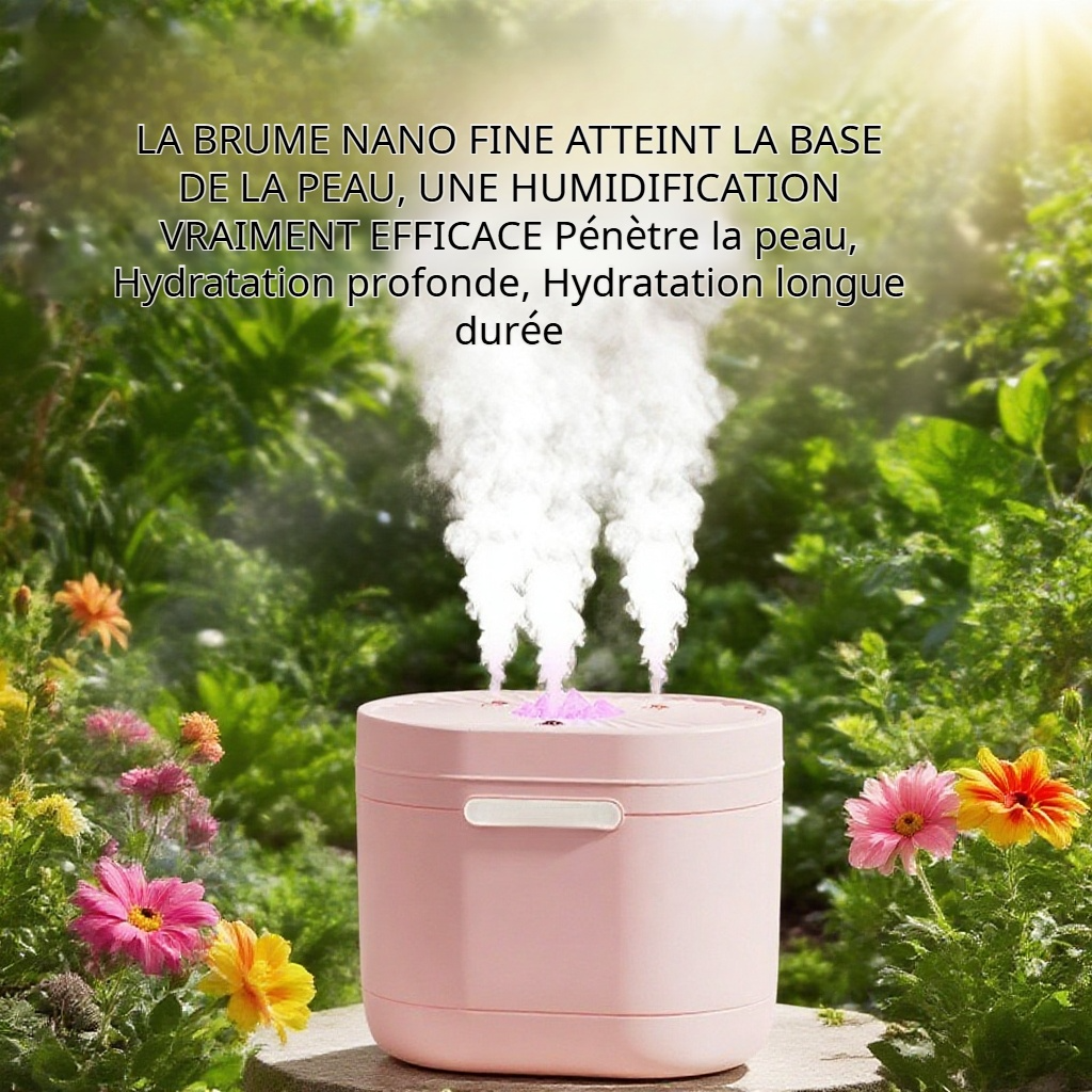 Humidificateur de bureau coloré pour petite chambre à coucher
