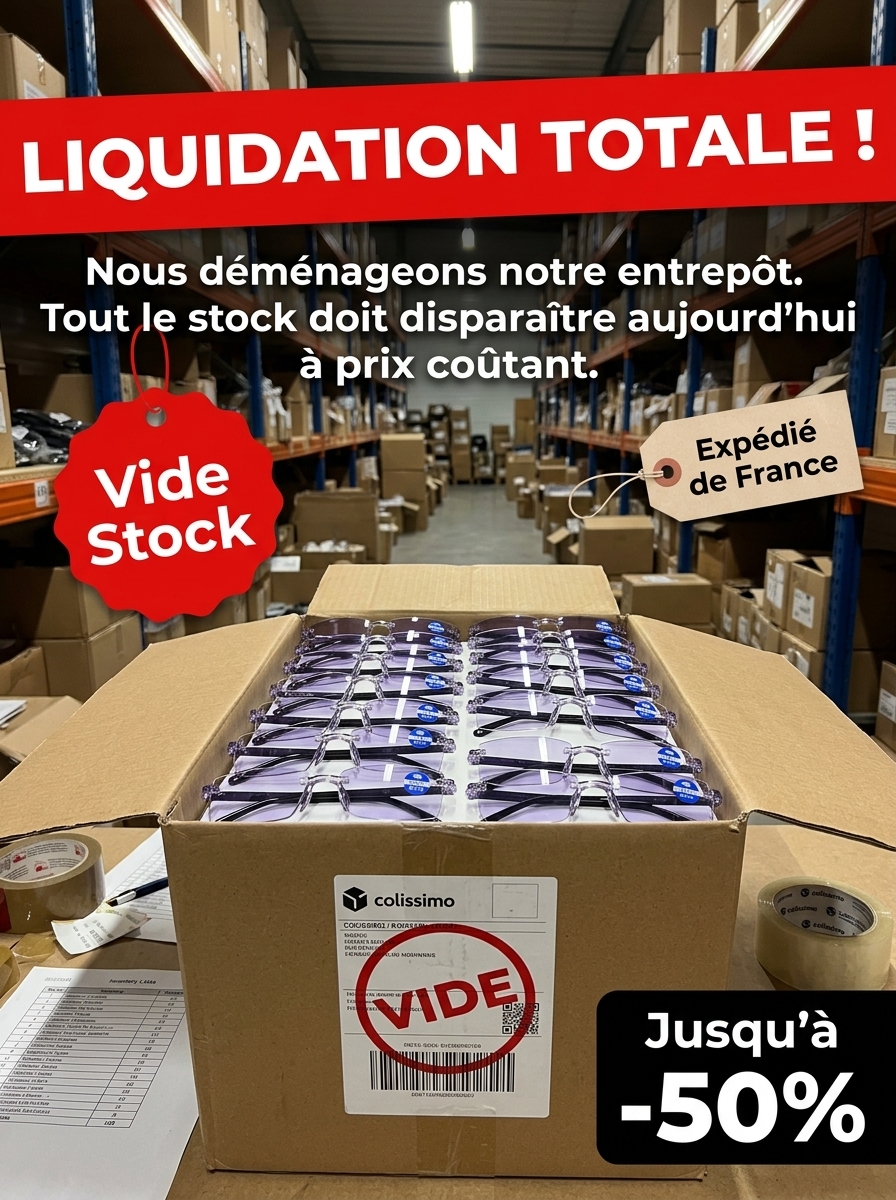 Déstockage Usine :Lunettes Intelligentes à Mise au Point Automatique (0.01s) – Technologie Franco-Allemande