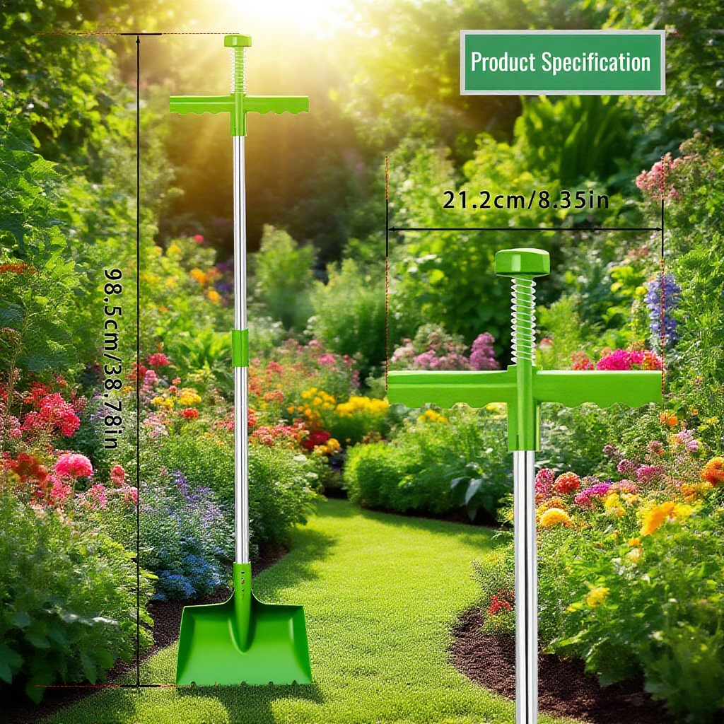 Désherbeur à main en tube d’aluminium pour jardin