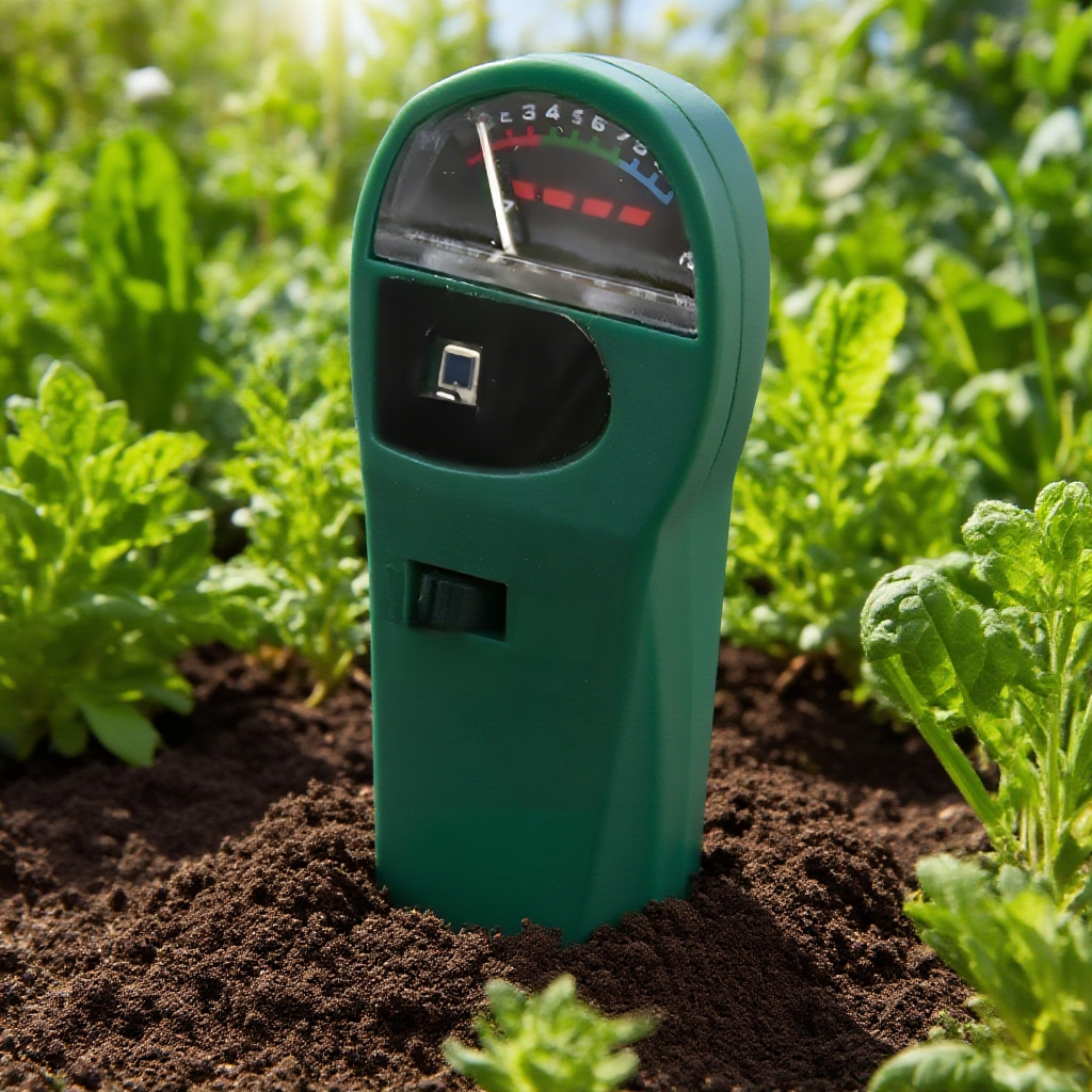 Testeur de sol 3 en 1 : lumière, humidité et pH pour le jardinage