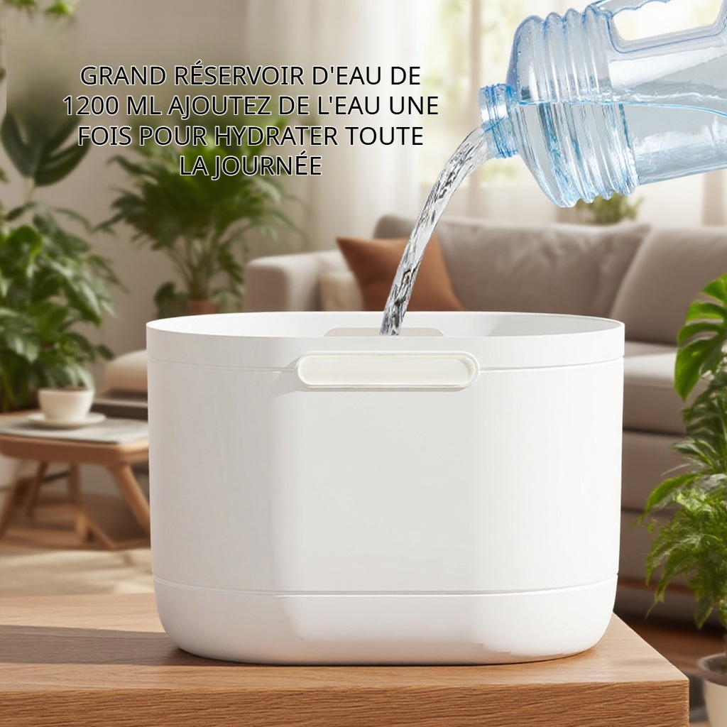 Humidificateur de bureau coloré pour petite chambre à coucher