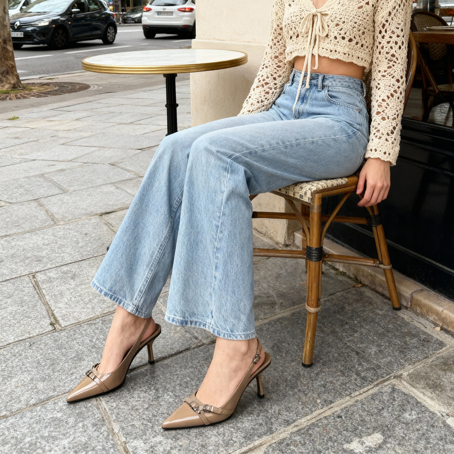 Kitten Heel Slingback 