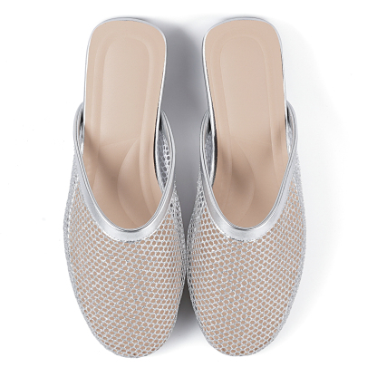 Mesh Mules for Women Slip on Flats