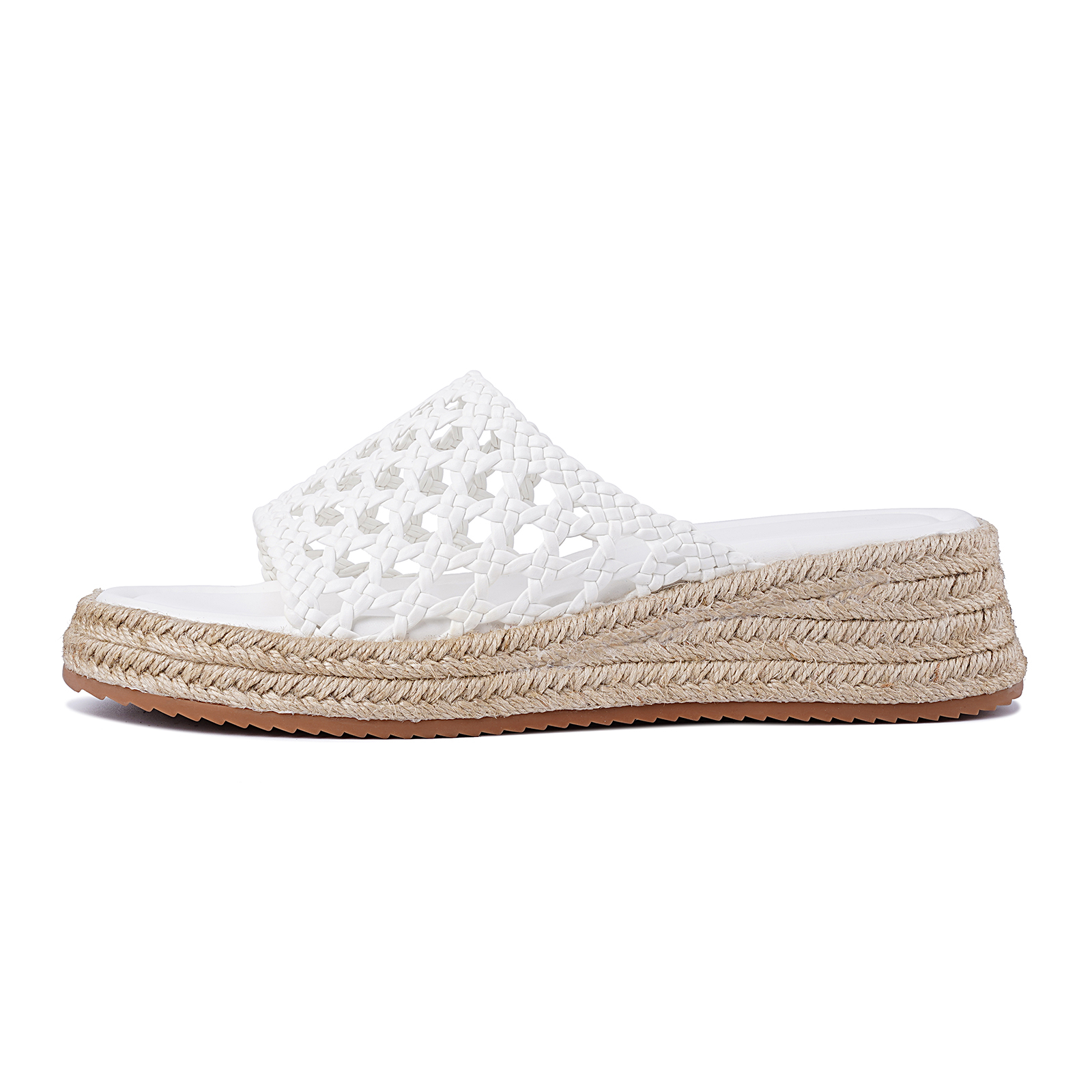 Platform Slip on Espadrille Sandals for Women Slides