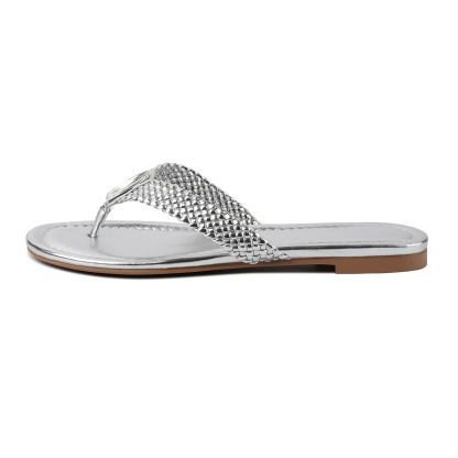 Woven Thong Sandals