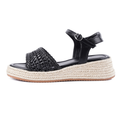 Women's Boho Espadrille Raffia Wedge Platform Sandals Woven Sandals