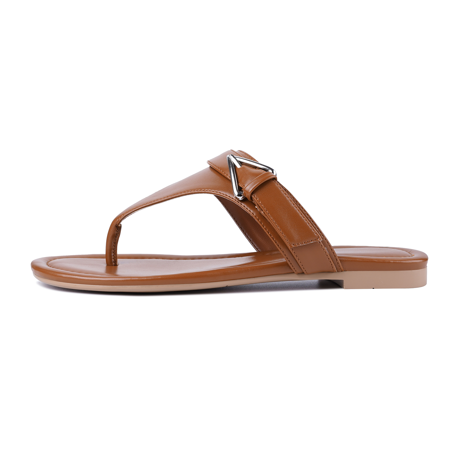Women's Thong Sandals Flip Flop Slip On Buckle Flat Sandals