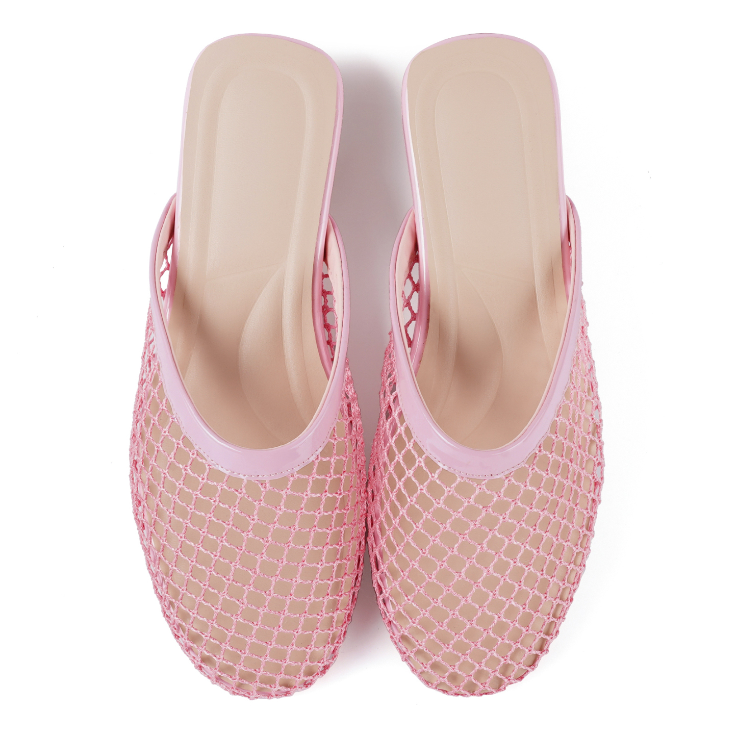 Mesh Mules for Women Slip on Flats
