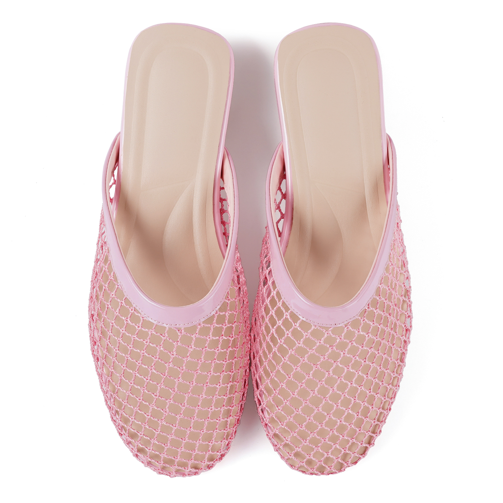 Mesh Mules for Women Slip on Flats
