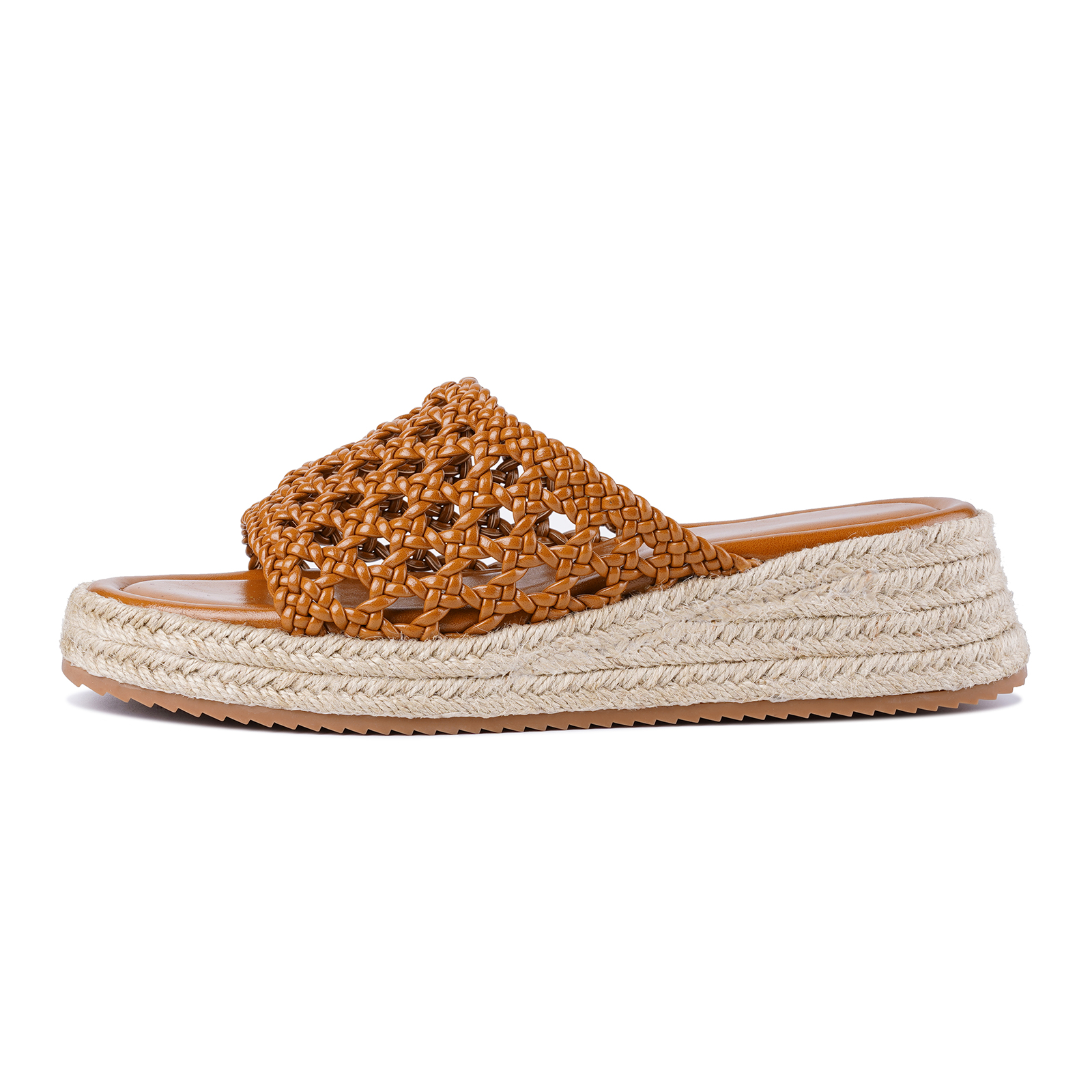 Platform Slip on Espadrille Sandals for Women Slides