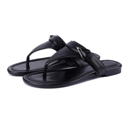 Women's Thong Sandals Flip Flop Slip On Buckle Flat Sandals 