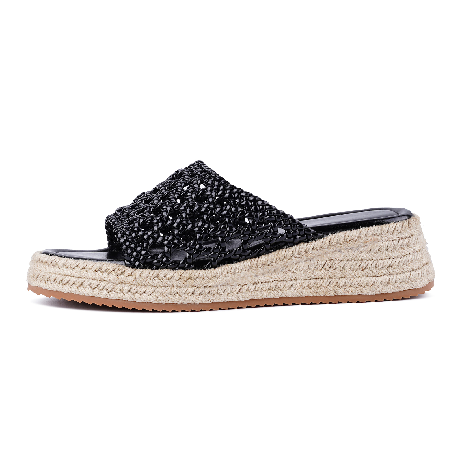 Platform Slip on Espadrille Sandals for Women Slides
