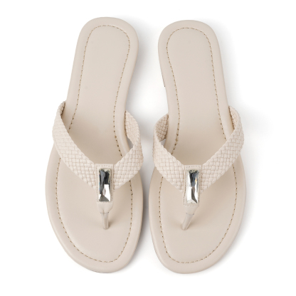 Woven Thong Sandals