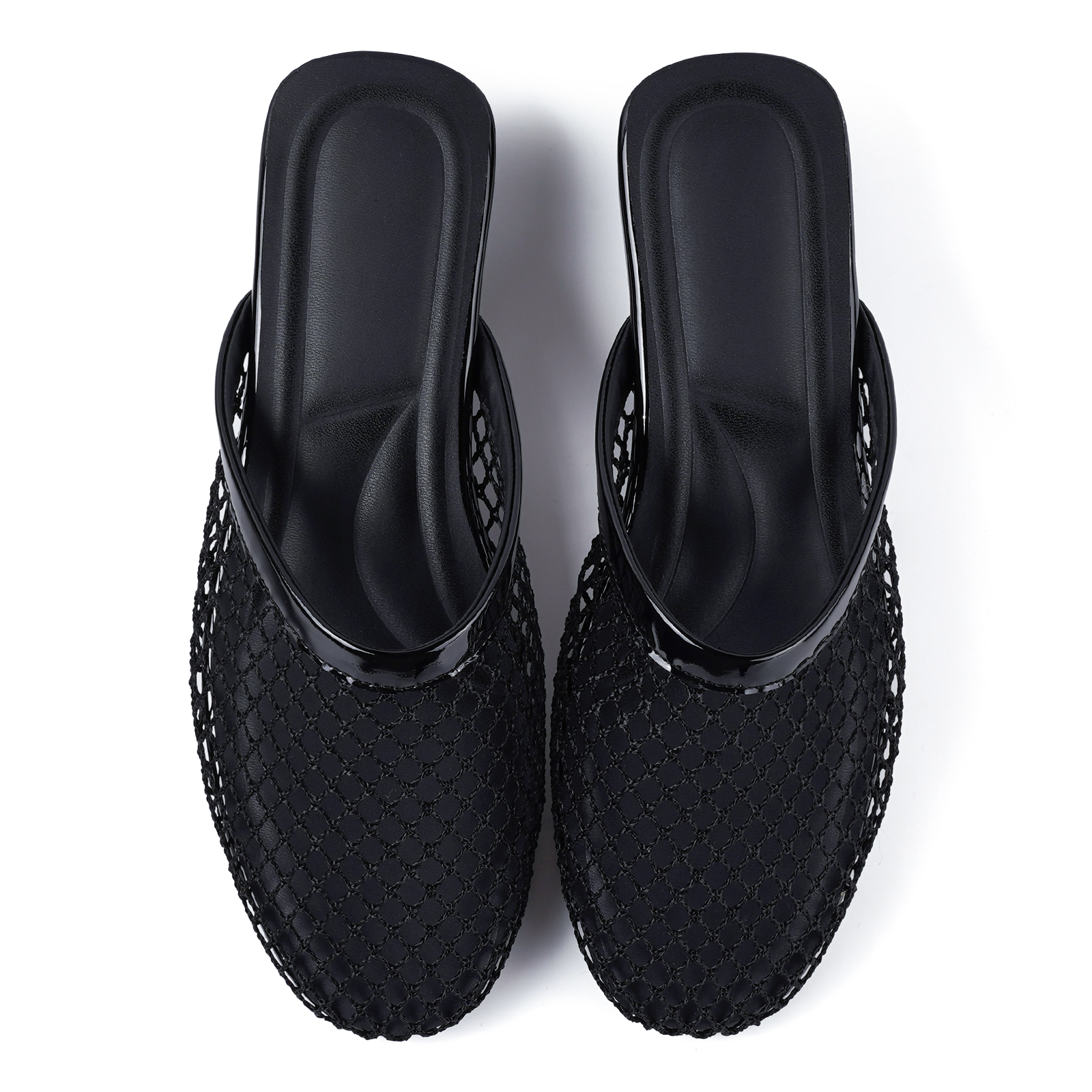 Mesh Mules for Women Slip on Flats