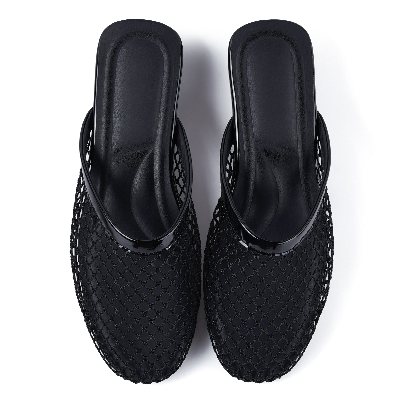 Mesh Mules for Women Slip on Flats