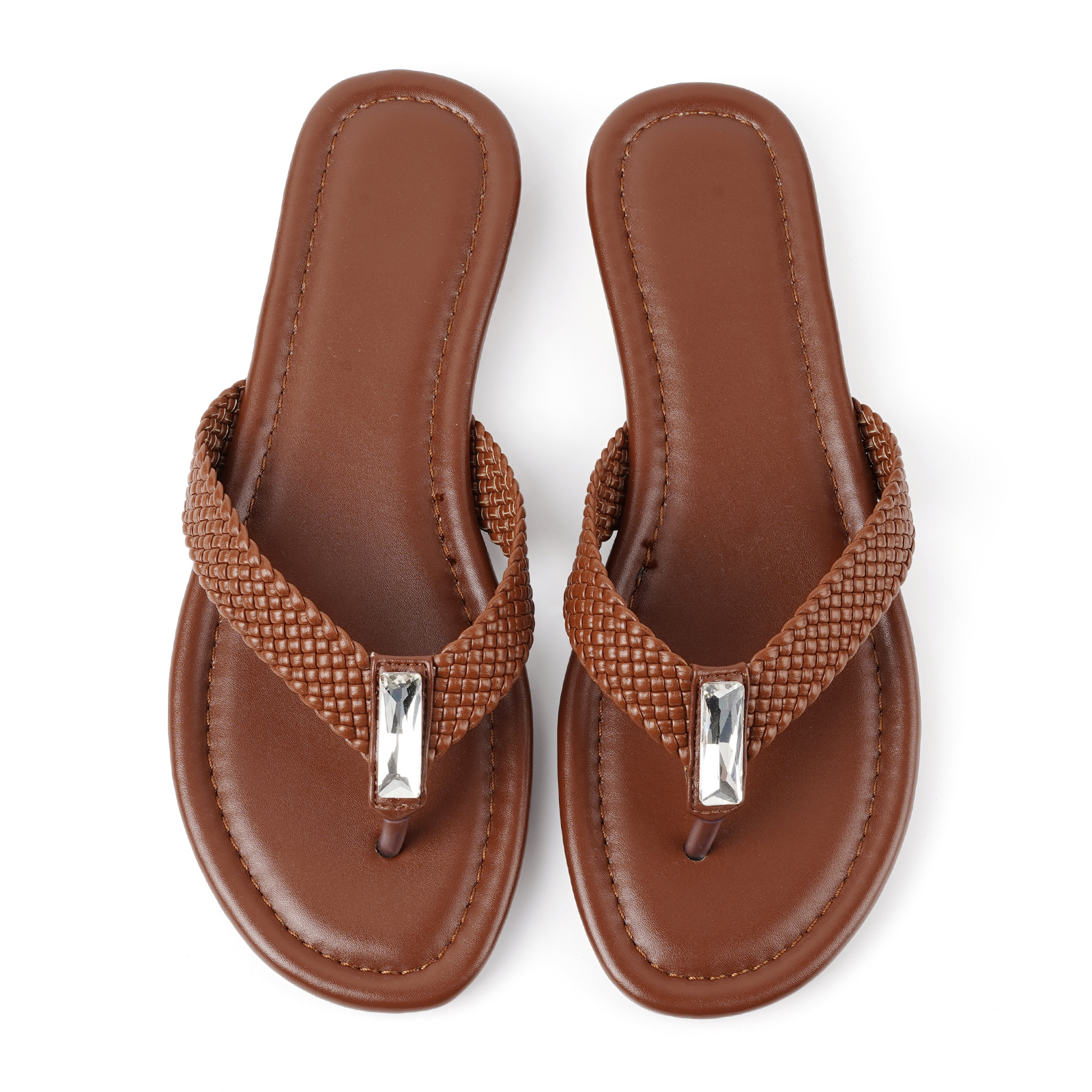 Woven Thong Sandals