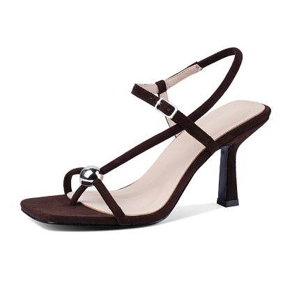 Women's High Heel Thong Sandals 