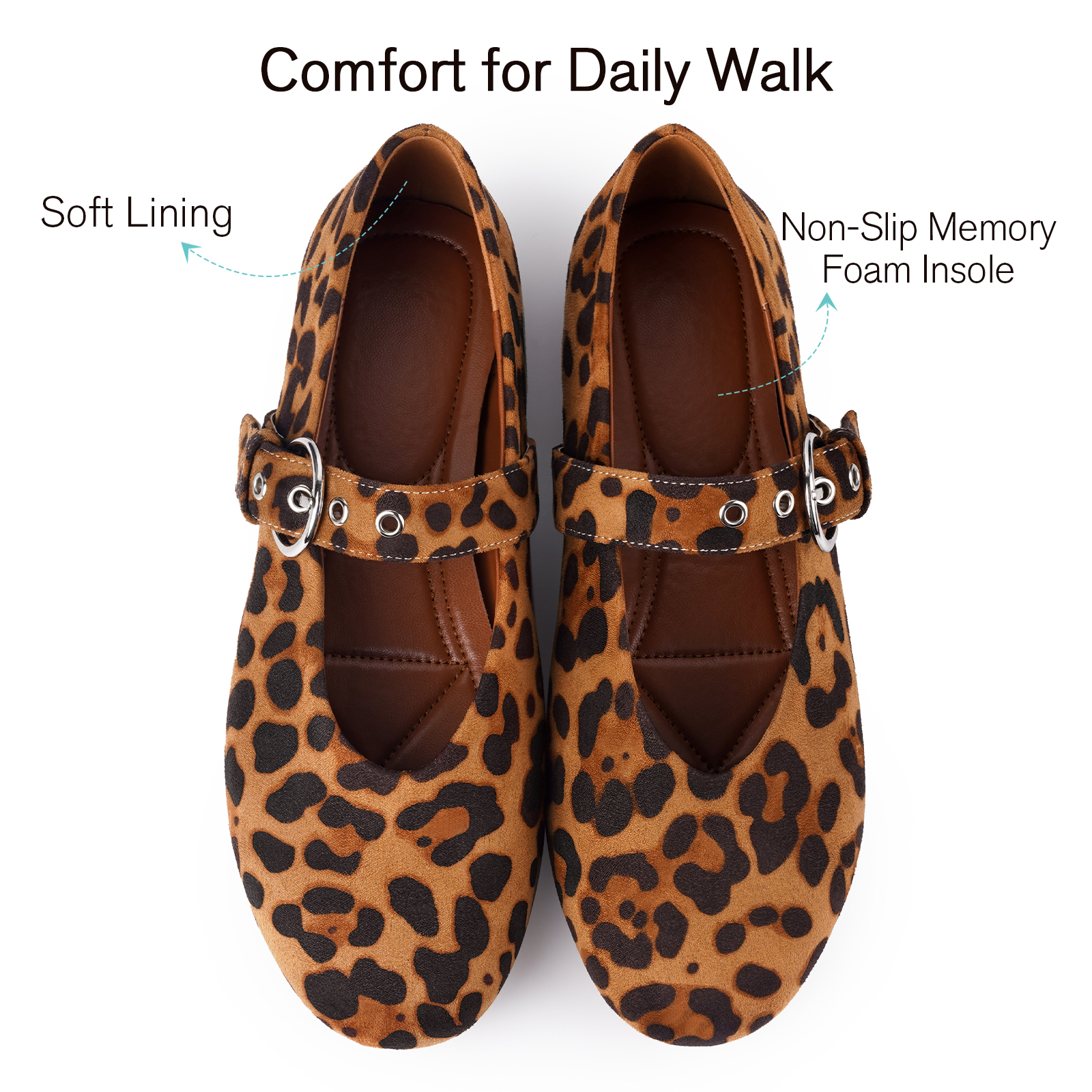 Leopard Ballet Flats 