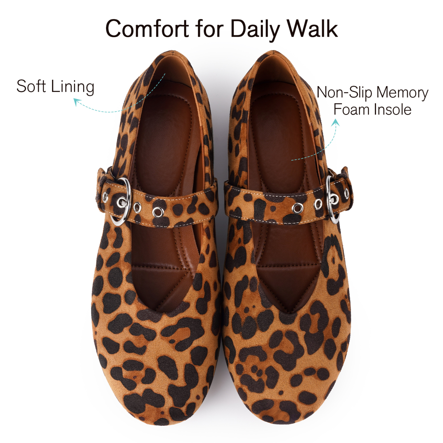 Leopard Ballet Flats 