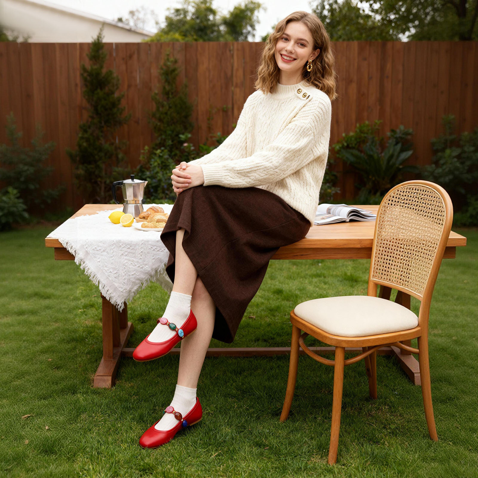 Gemstones Ballet Flats 