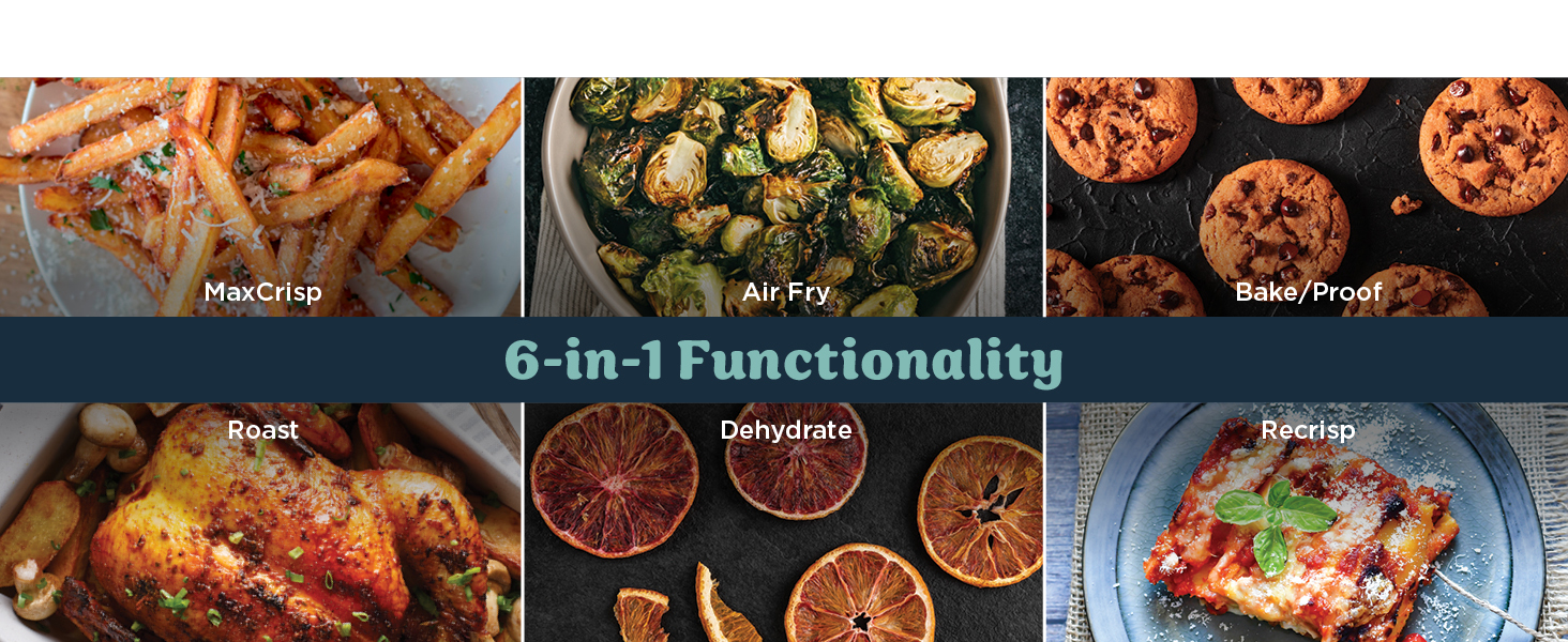 6-in-1 Functionality