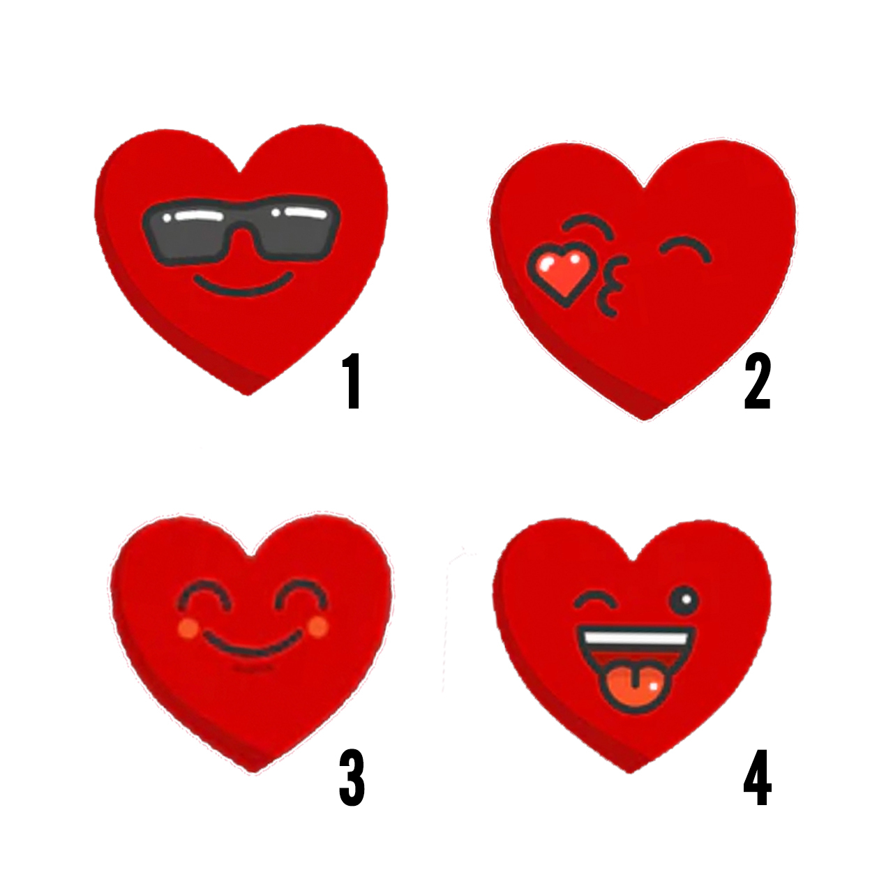 Heart Emoji Valentines Family Matching Shirts