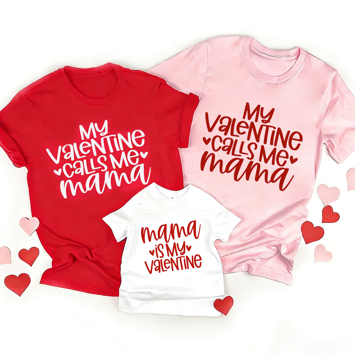Mama is My Valentine Mom&Me Shirt