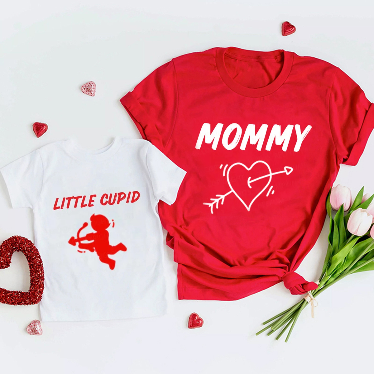 Personalized Little Cupids Crew Valentine's Day Family Shirt