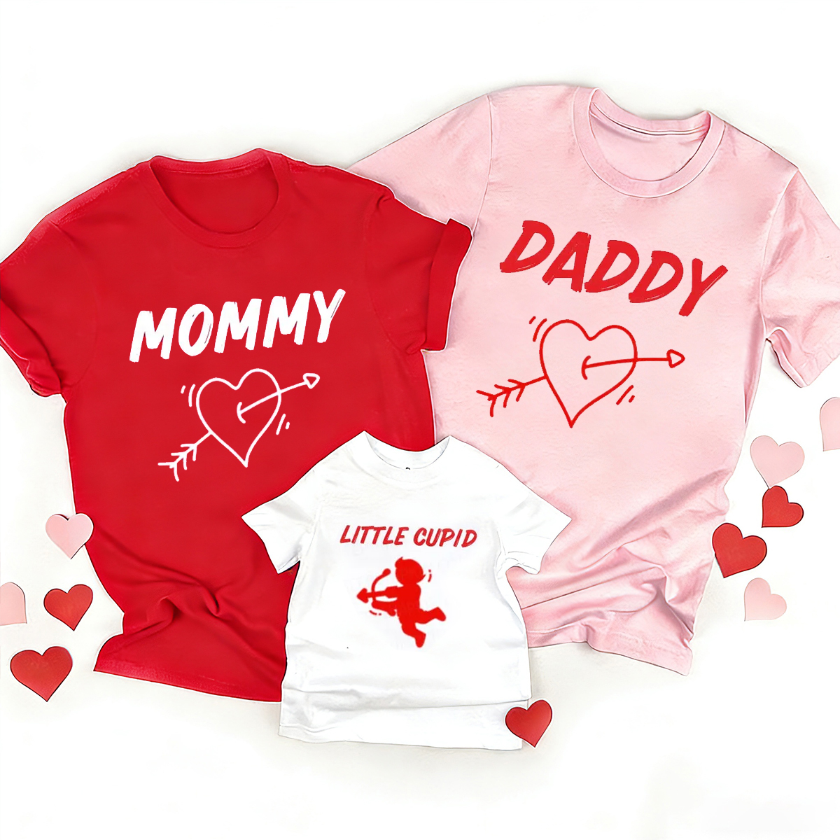 Personalized Little Cupids Crew Valentine's Day Family Shirt