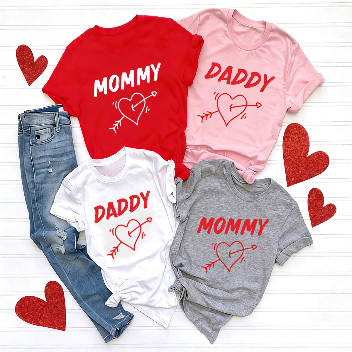 Personalized Little Cupids Crew Valentine's Day Family Shirt