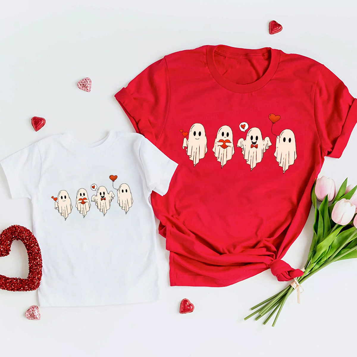 Valentines Ghost Family Shirt