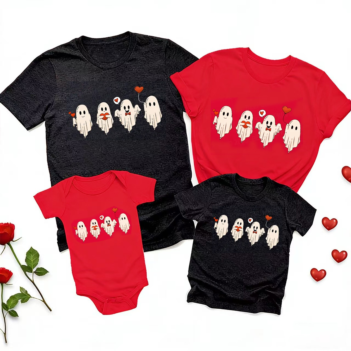 Valentines Ghost Family Shirt