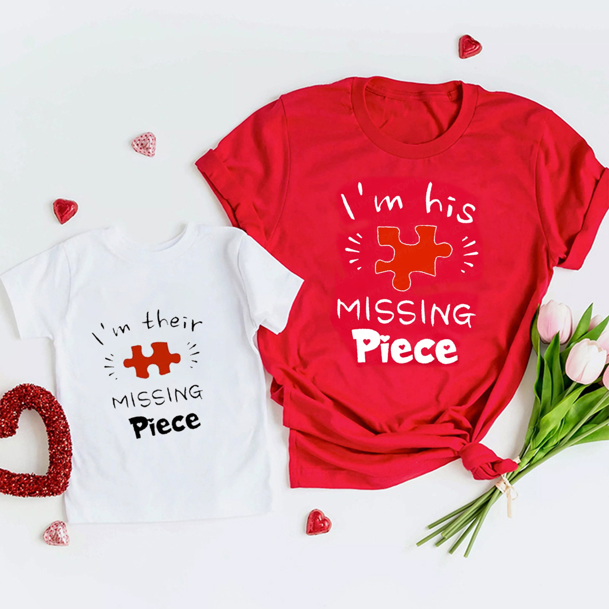 I'm Her And His Missing Valentines Day Shirts For Family