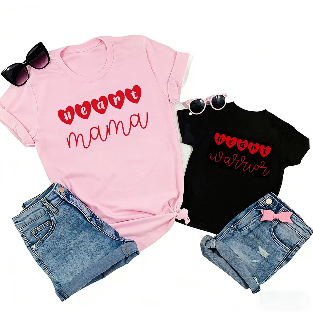 Heart Warrior Matching Valentine's Shirts