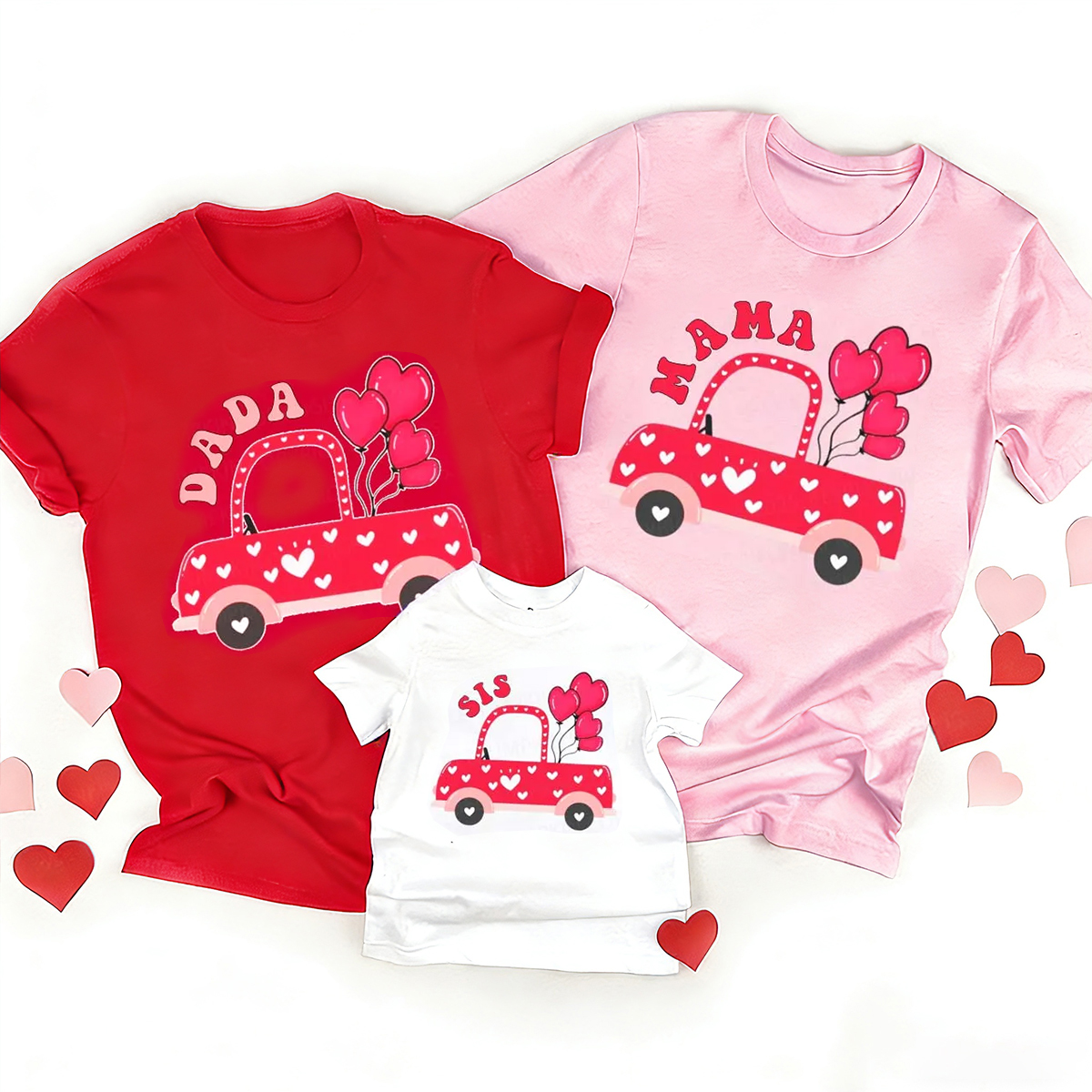 Personalized Love Ride Valentine's Day Family Shirt