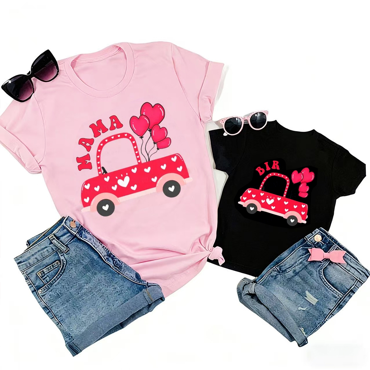 Personalized Love Ride Valentine's Day Family Shirt