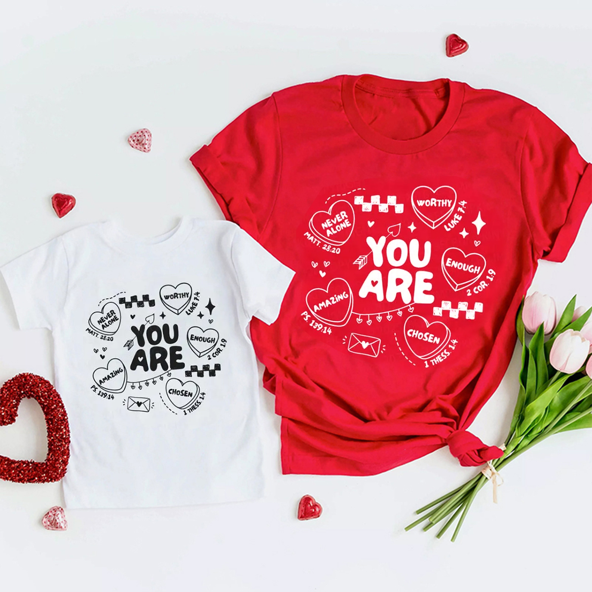 You Are Loved Valentine's Day Family Shirt