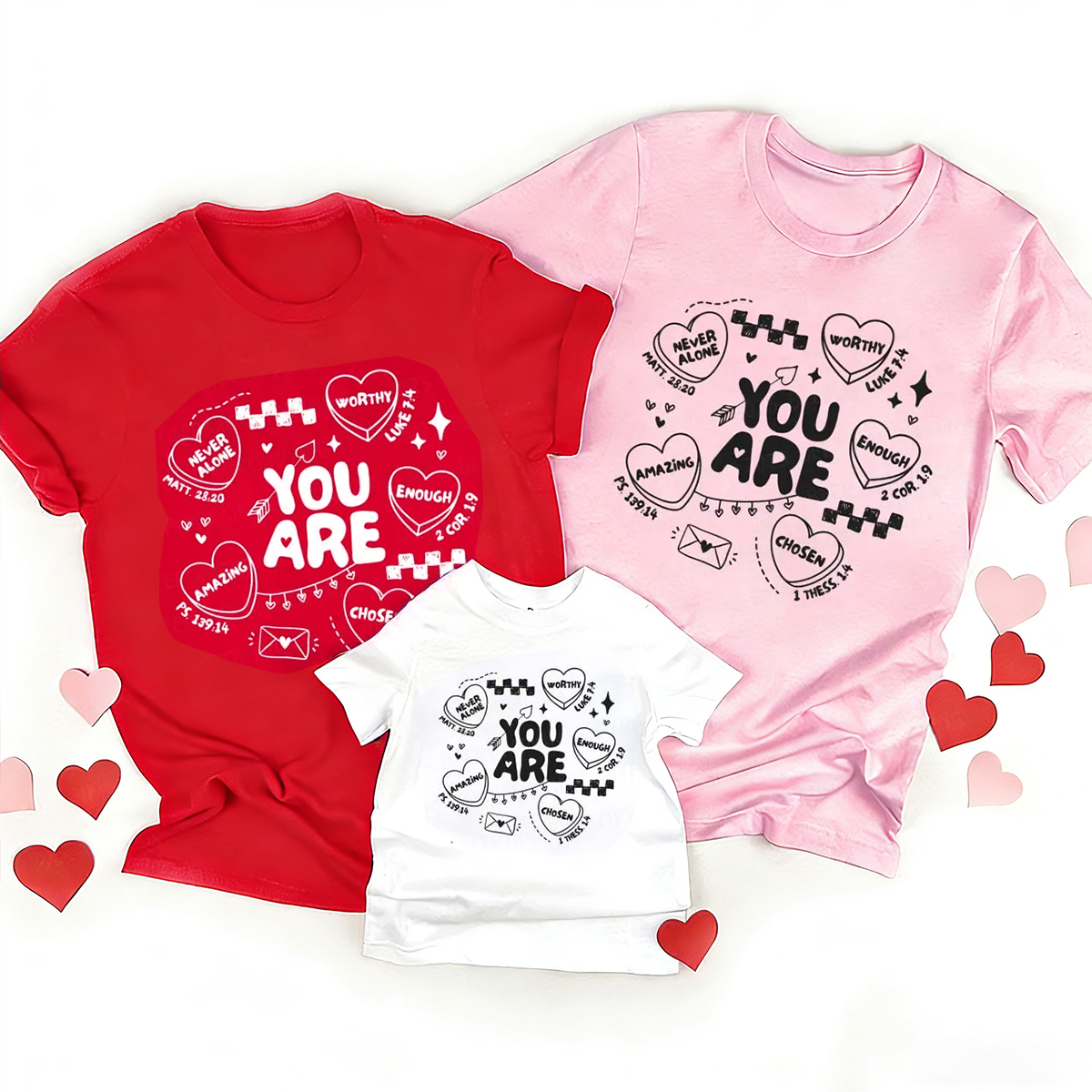 You Are Loved Valentine's Day Family Shirt