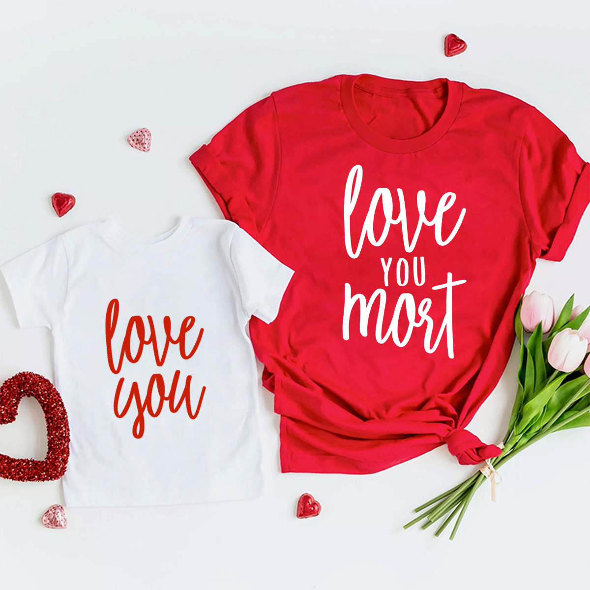 Personalized Love You More Valentine's Day Family Shirt