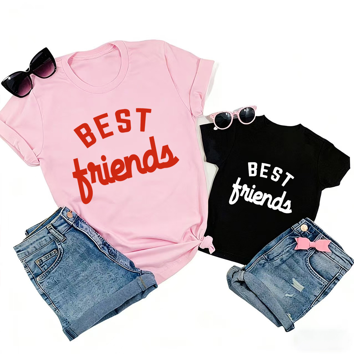 Best Friends Valentine's Day Family Shirt