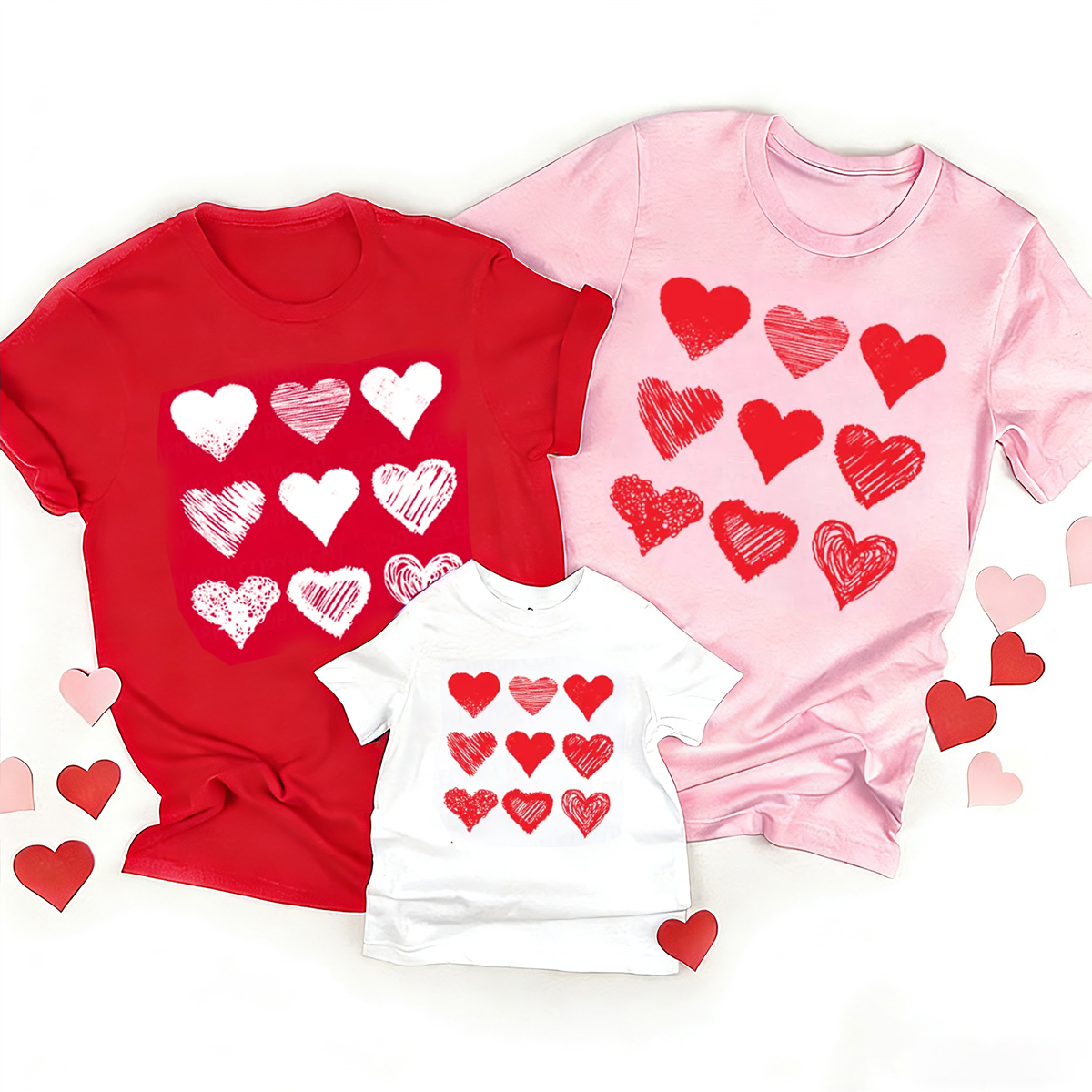 Various Kinds Of Love Valentine's Day Family Shirt