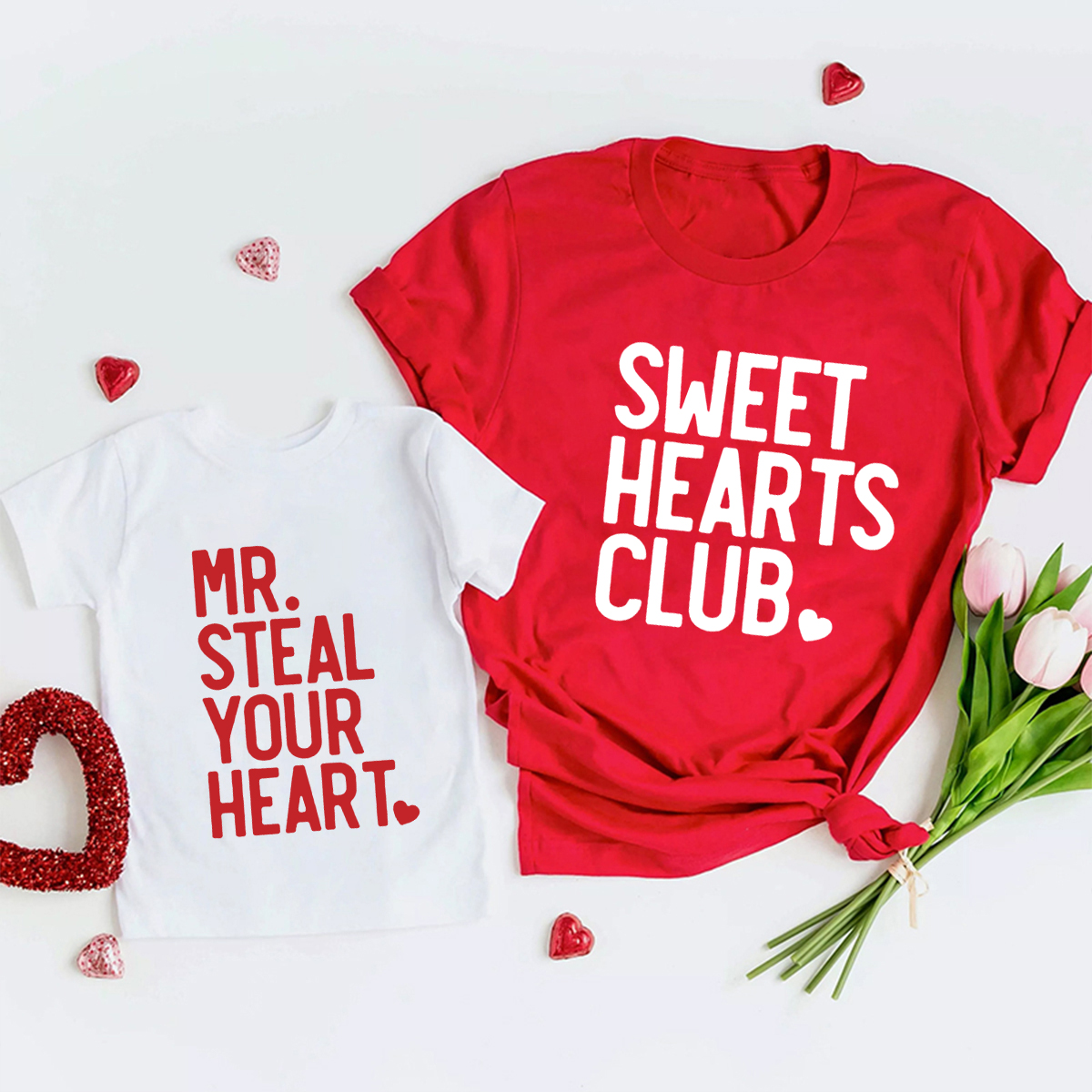 Personalized Sweet Hearts Club Valentine's Day Family Shirt
