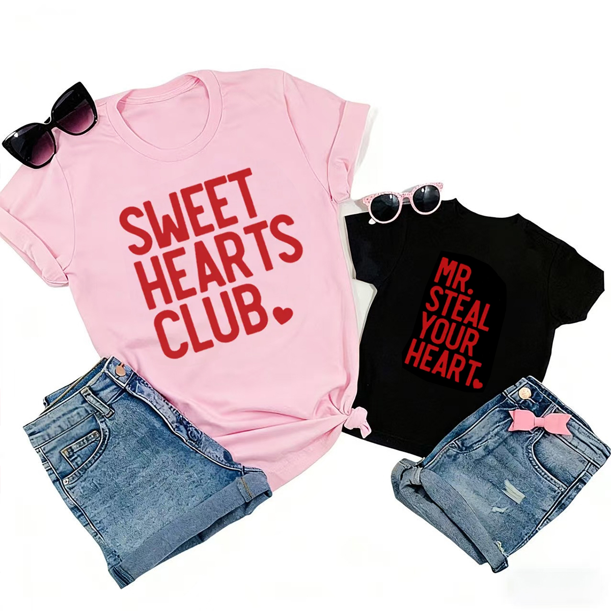 Personalized Sweet Hearts Club Valentine's Day Family Shirt