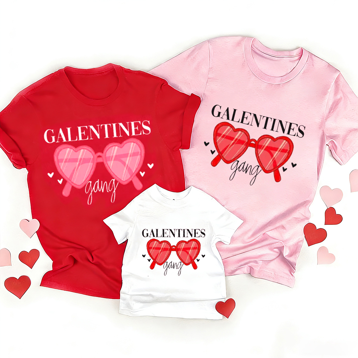 Galentines Gang Family Matching Valentine's Day Shirts