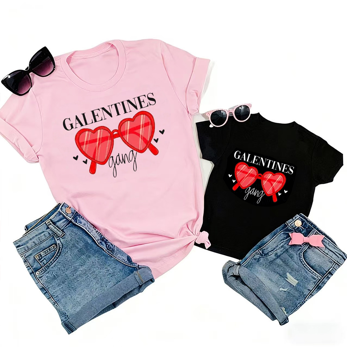 Galentines Gang Family Matching Valentine's Day Shirts