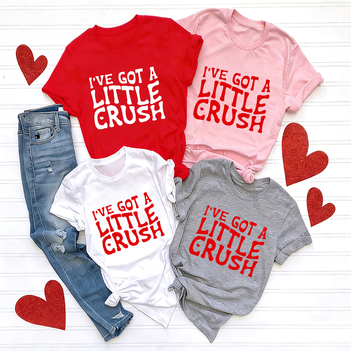 Little Crush Family Matching Valentine's Shirts