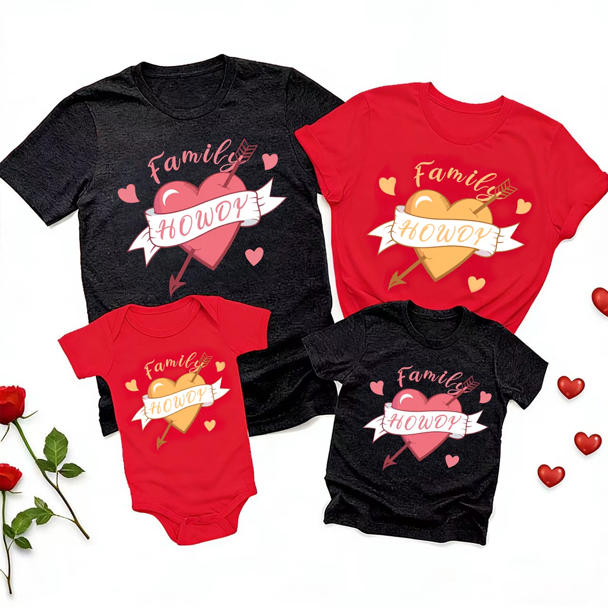 Howdy Sweet Candy Love Valentine Party Matching Shirts