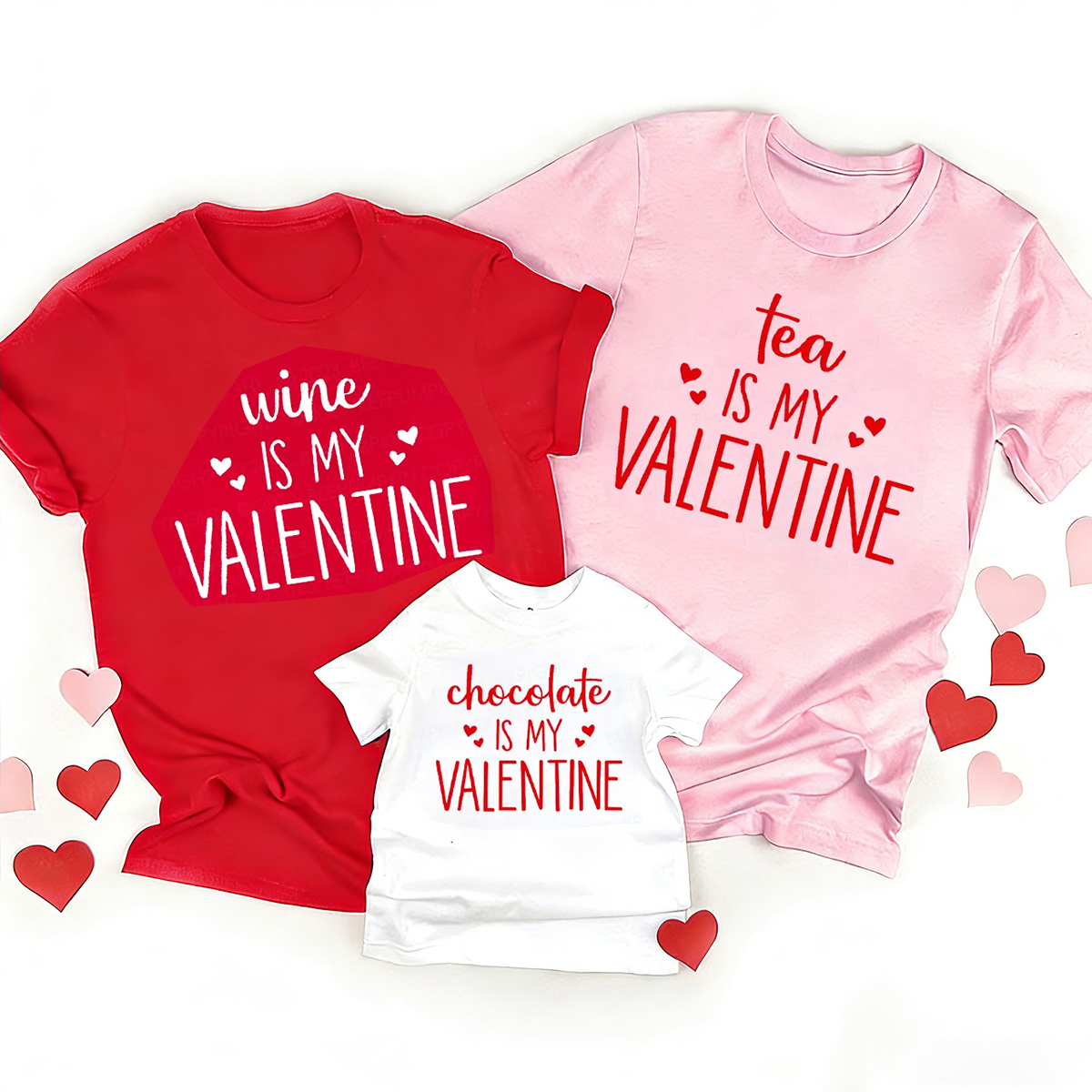 Is My Valentine Funny Family Matching Shirts