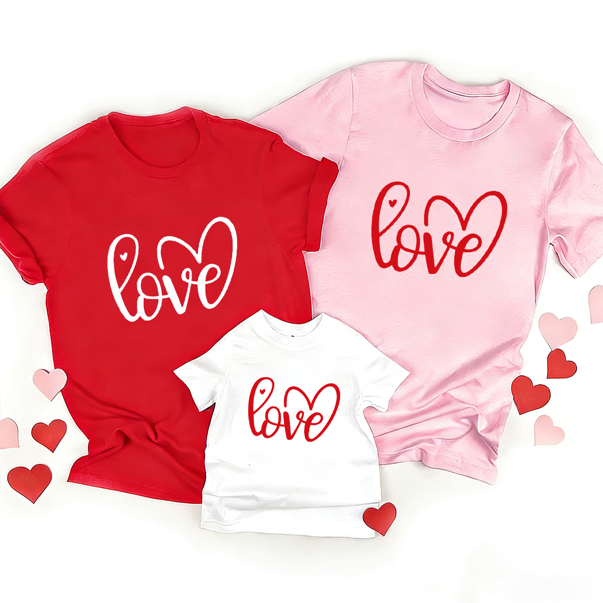 Love & Heart Valentine's Day Matching Shirts